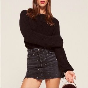 Reformation Studded Skirt